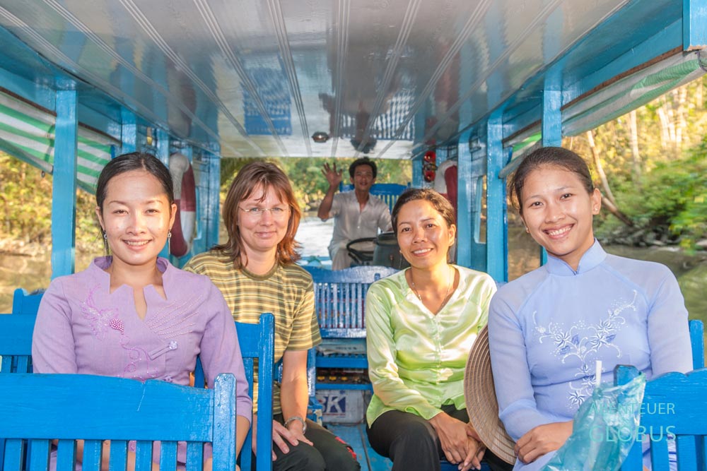 Bootstour durch das Mekong Delta bei Vinh Long