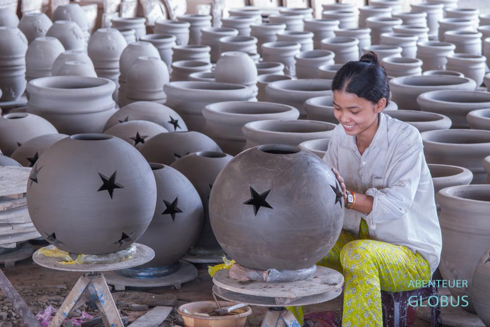 Töpferin bei Vinh Long