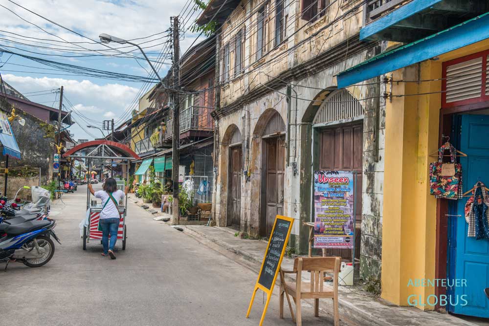 Chanthaburi: Gasse in der Altstadt