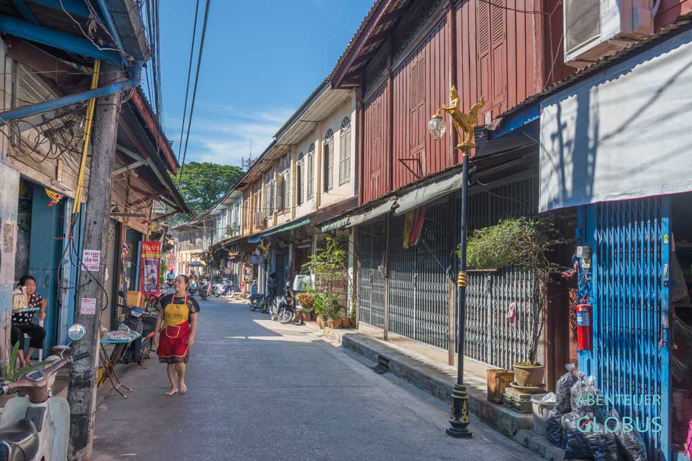 Gasse in der Altstadt von Chanthaburi