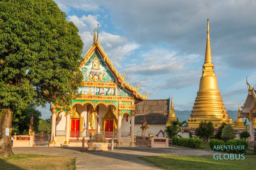 Chanthaburi: buddhistischer Tempel Wat Bot Muang