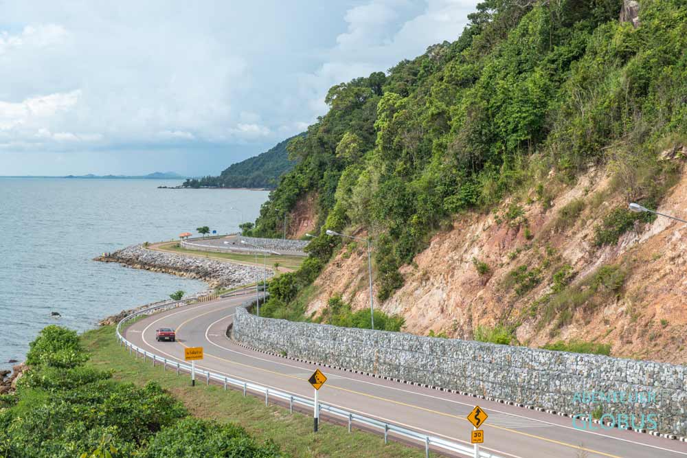 Tour mit Roller vom Chao Lao Beach: Küstenstraße am Golf von Thailand