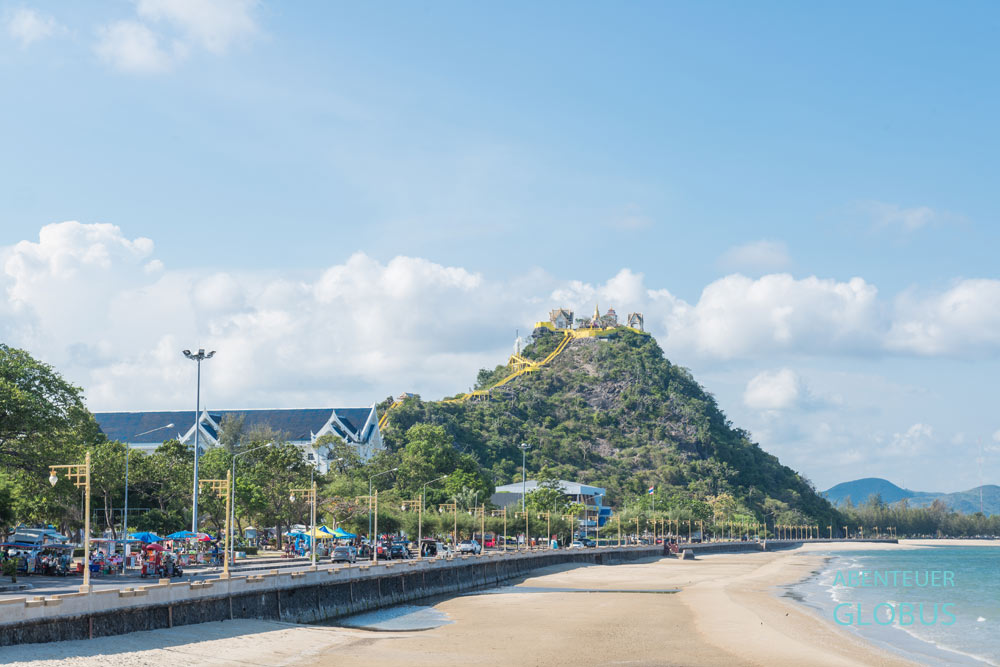 Prachuap Khiri Khan: Strand, Promenade und Berg Khao Chong Krachok