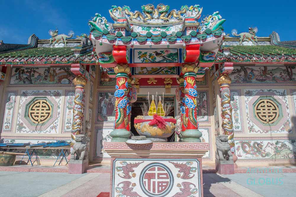 Wat Khet Na Bunyaram, chinesischer Tempel in der Altstadt von Chanthaburi