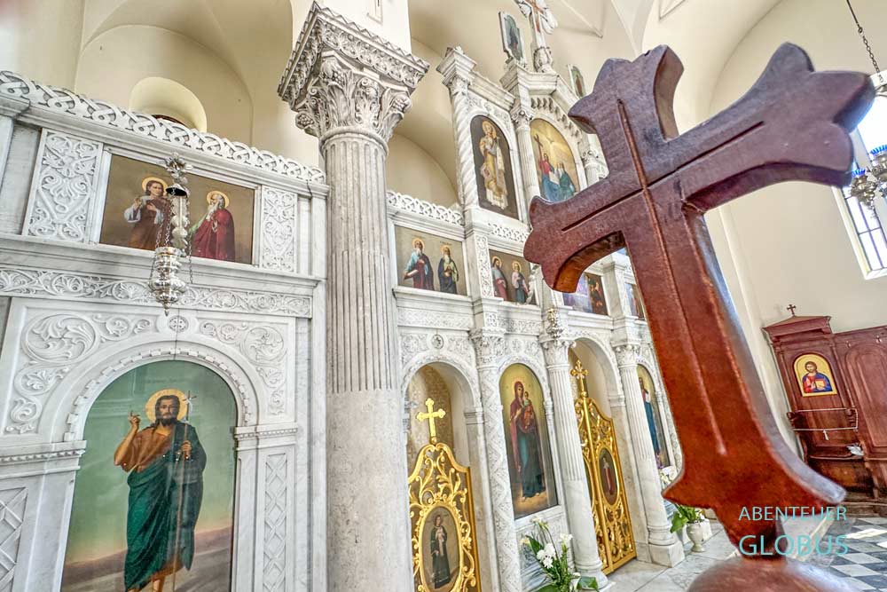 Herceg Novi: Ikonenwand in der Kirche des Erzengels Michael