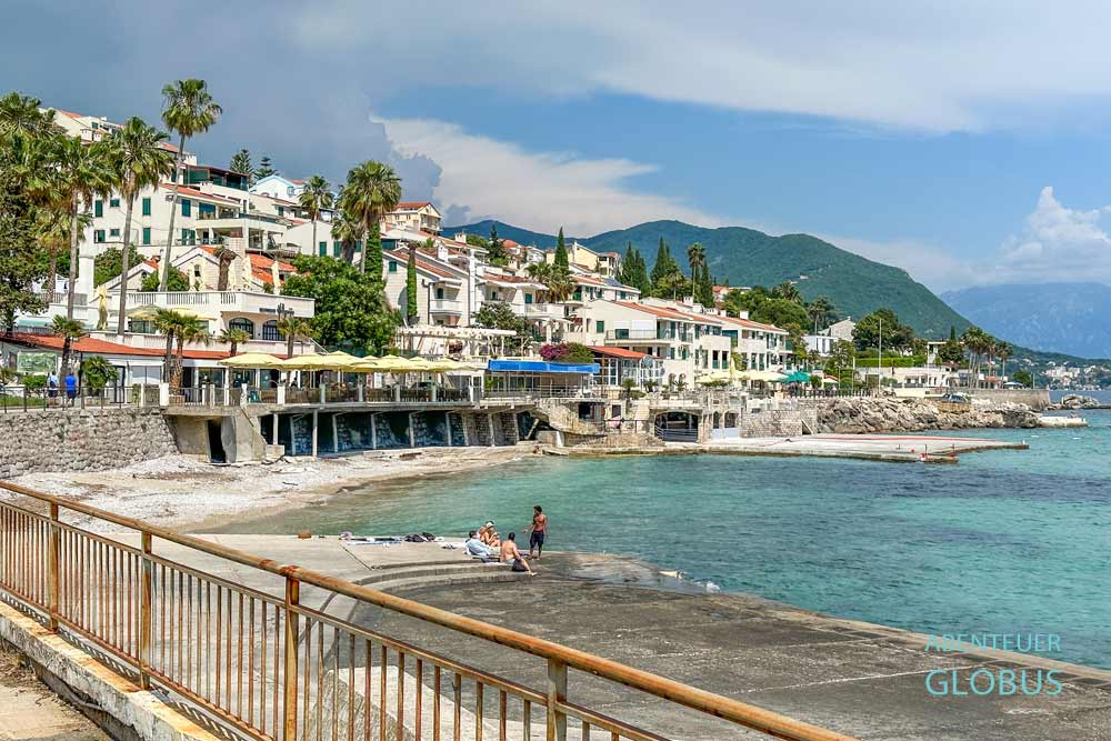 Pjescana Plaza in Herceg Novi