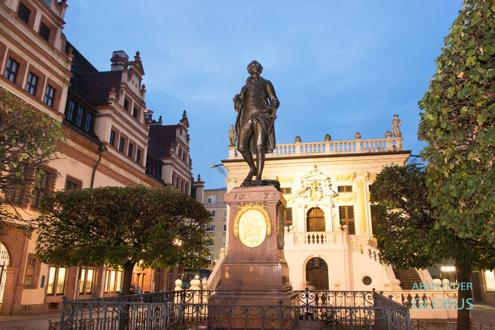 Leipzig: Alte Börse auf dem Naschmarkt in der Altstadt von Leipzig