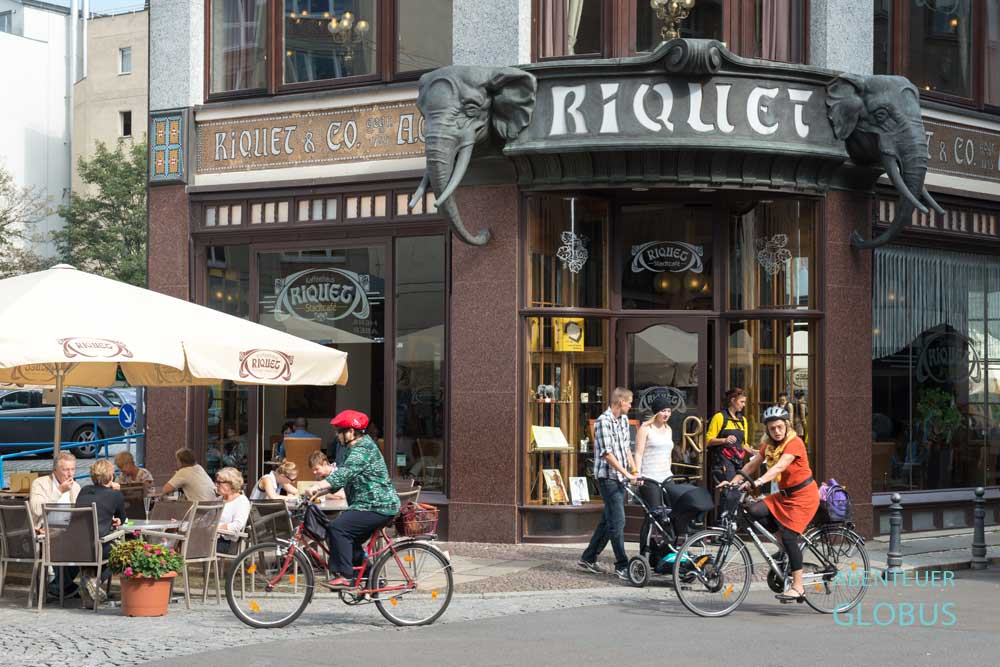 Aktivitäten in Leipzig: Radfahren in der Altstadt von Leipzig