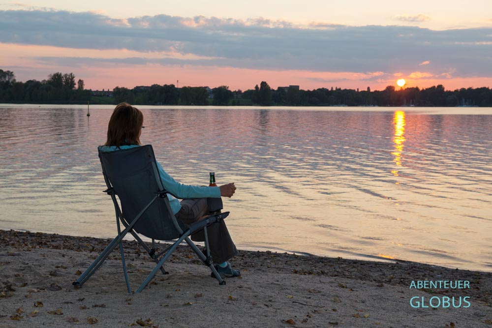 Sonnenuntergang am Kulkwitzer See