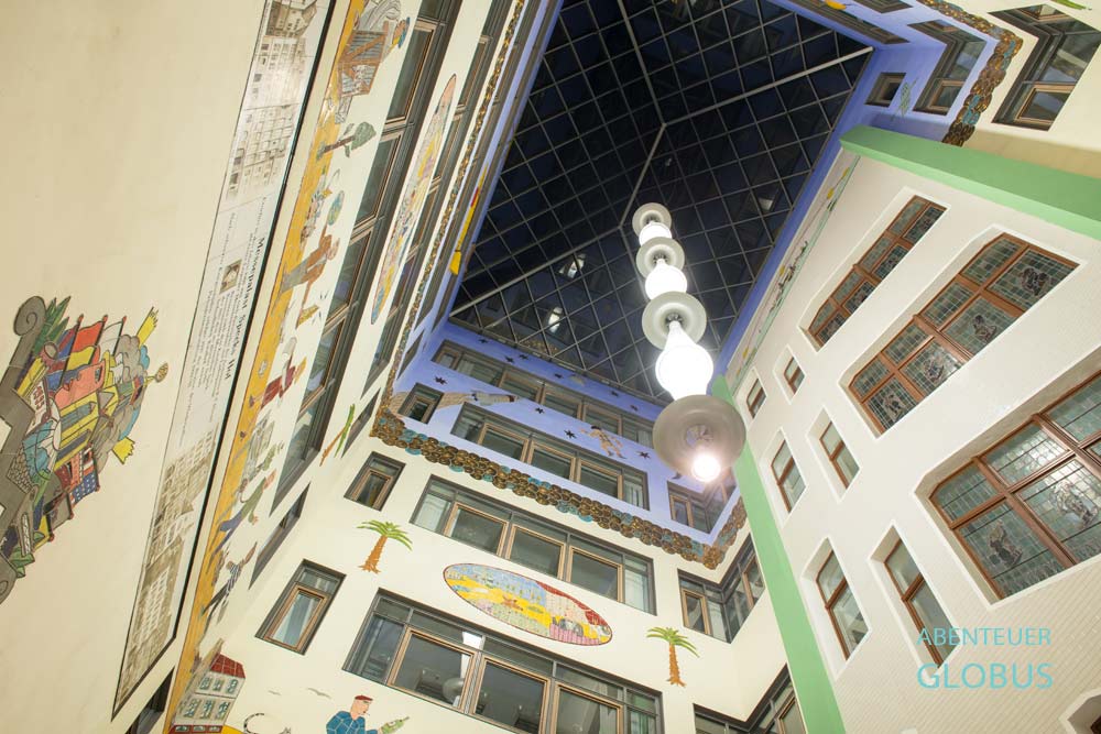 Leipzig: Passage Specks Hof mit Lichthof