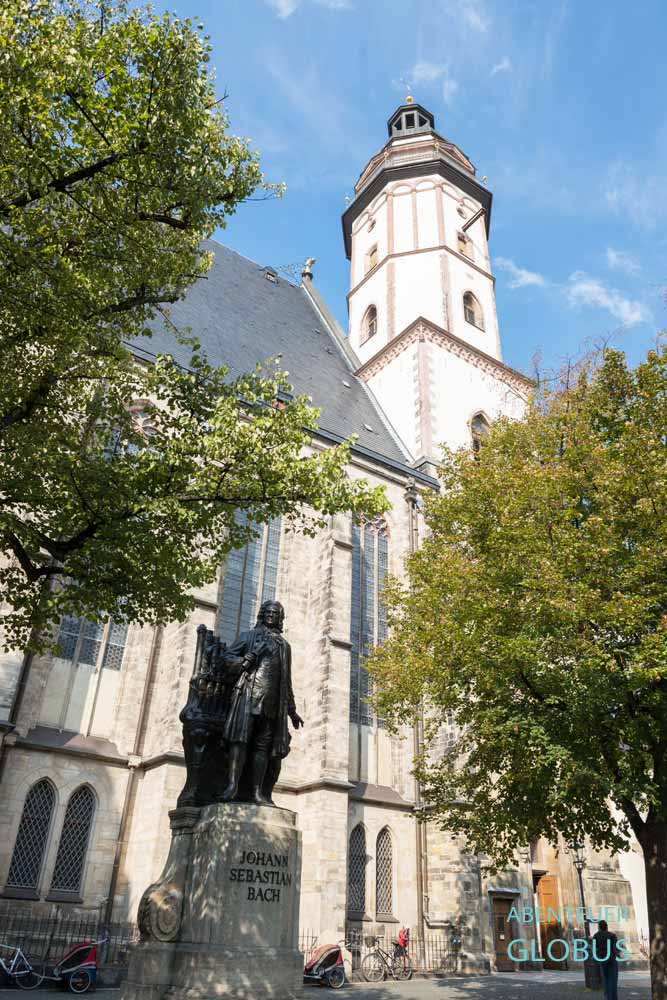 Sehenswürdigkeiten in Leipzig: Thomaskirche und Bach-Denkmal