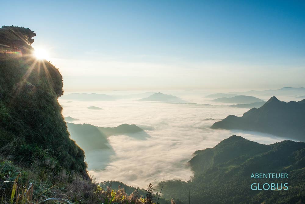 Wolkenbildung zur Regenzeit im September