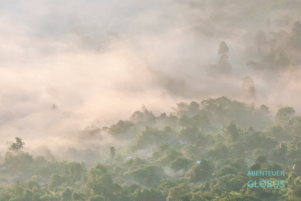 Burning Season im April in Thailand 