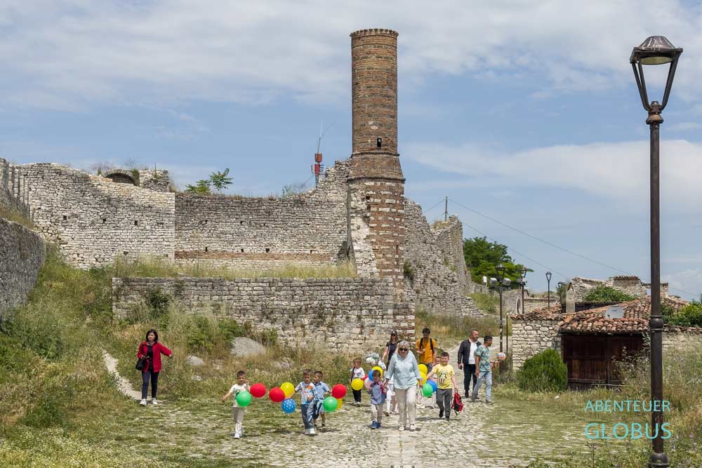 Berat: Reste der Roten Mosche in der Burg Kalaja