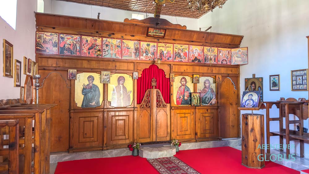 Ikonenwand der orthodoxen St. Thomas Kirche in Berat