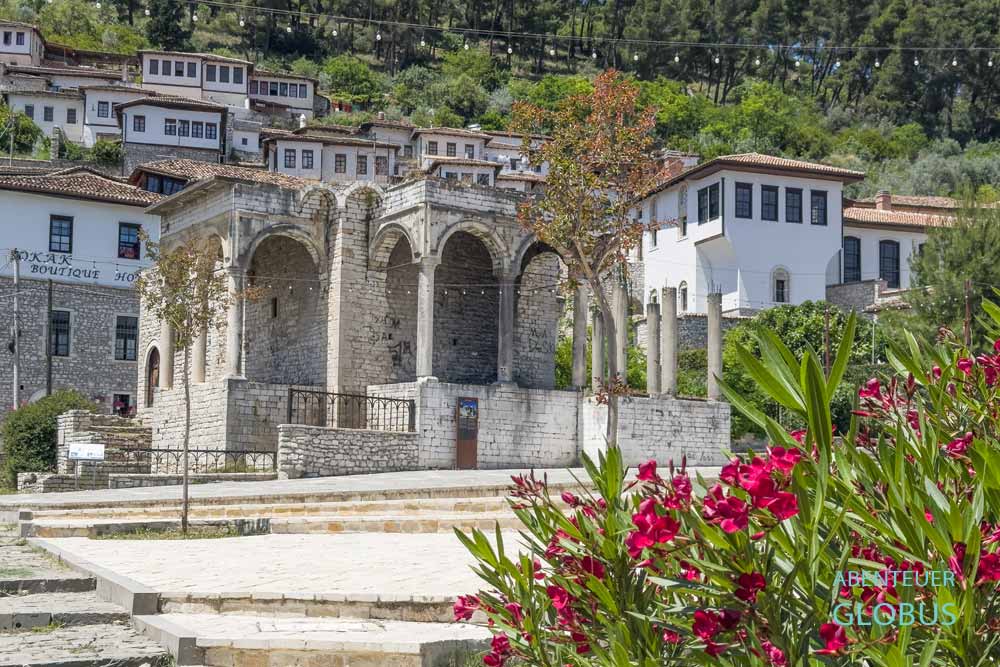 Berat: Palast von Ahmet Kurt Pasha im Viertel Mangalem 
