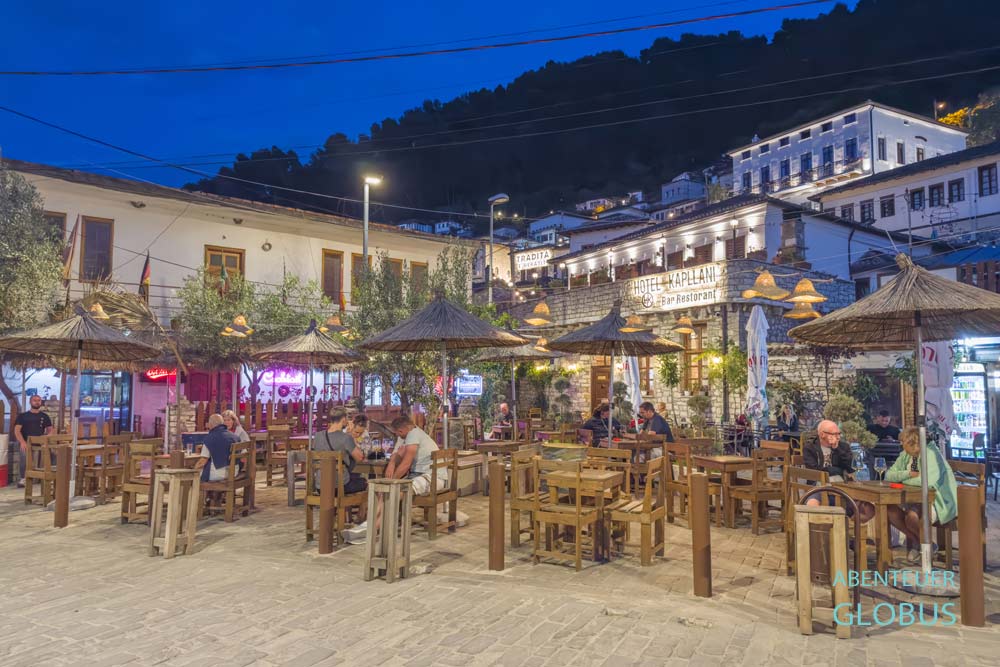 Berat: Restaurant und Hotel Kapllani im Stadteil Gorcia