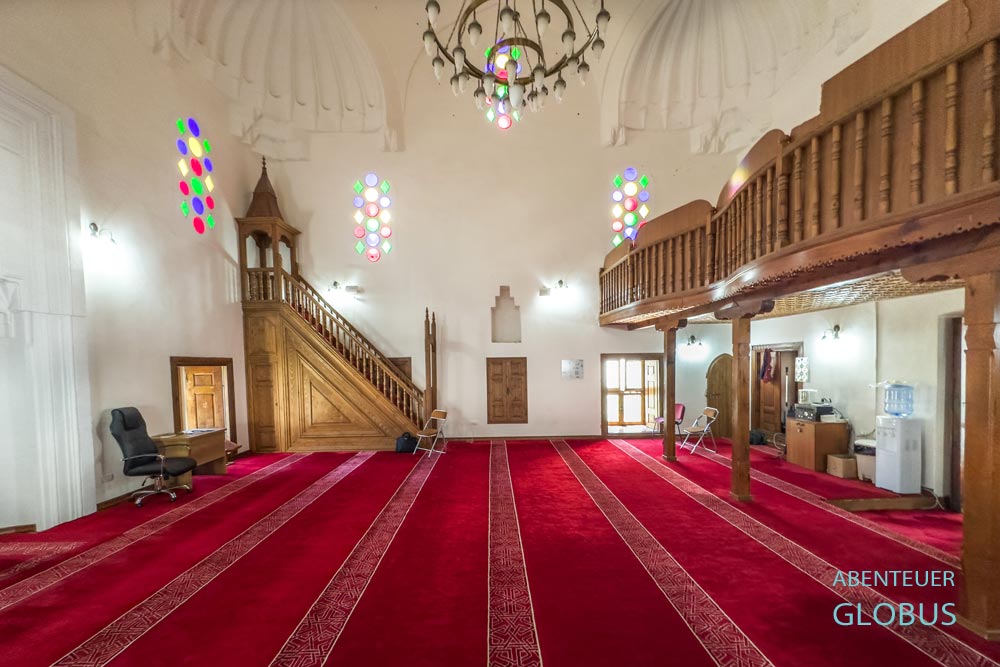 Gebetsraum der Bleimoschee (auch Xhamia e Izgurliut) 