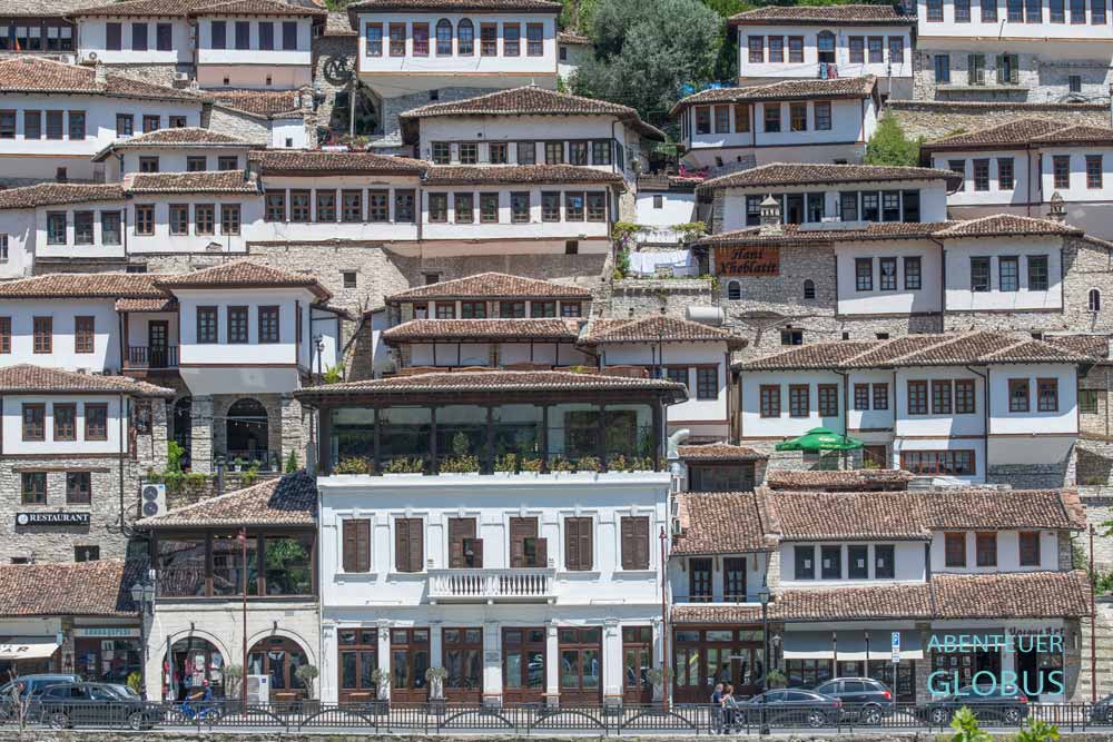 Berat: Das Ansel Hotel ist in vier typisch osmanischen Häusern im Mangalem-Viertel untergebracht.