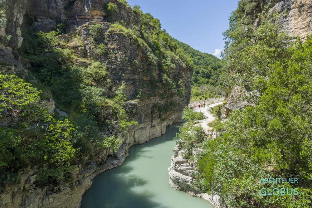 Enge Passage im Osum Canyon
