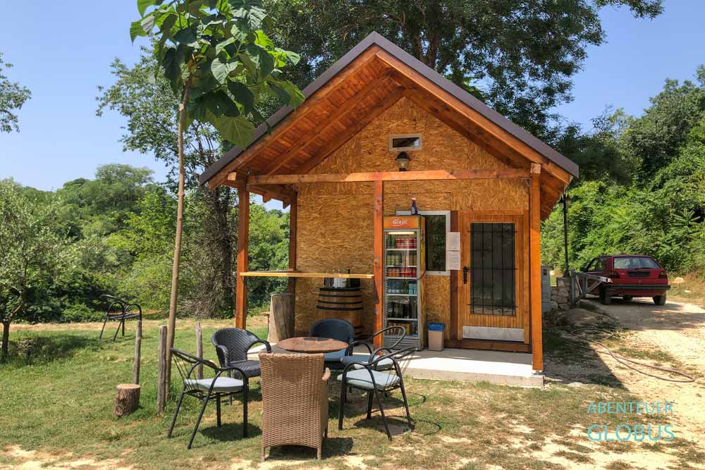 Rezeption vom Campingplatz Auto Camp Kravica