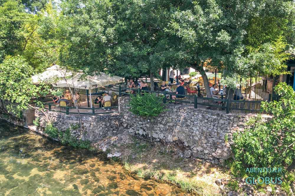 Restaurant Konoba Cuprija am Fluss Buna