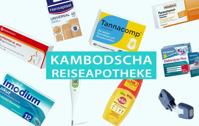 Kambodscha Reiseapotheke mit Checkliste als PDF zum Ausdrucken