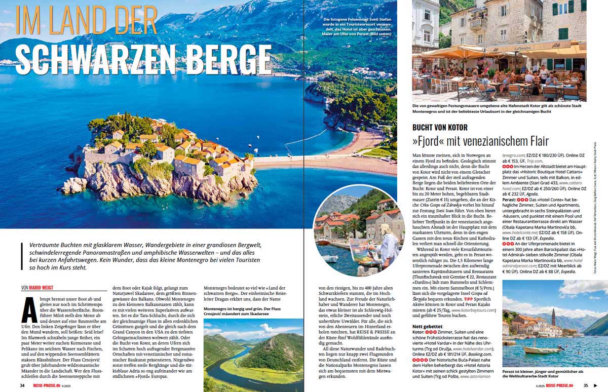 Montenegro, Im Land der schwarzen Berge: Reportage von Annett und Mario Weigt vom Reiseblog Abenteuerglobus.com