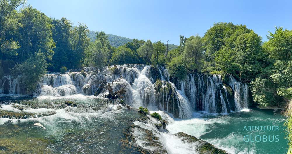 Nationalpark Una: zweitgrößer Wasserfall Milancev Buk