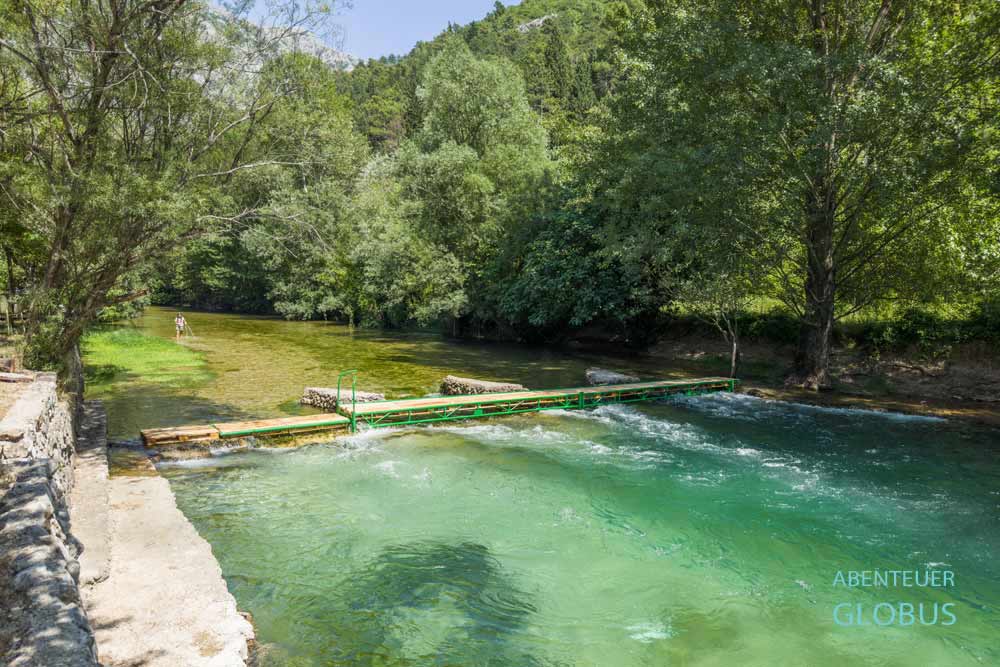 Stolac: Badestelle am Campingplatz Autocamp Heaven in Nature 