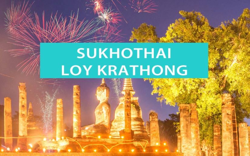 Loy Krathong 2025 in Sokhuthai: Feuerwerk und Lichtershow