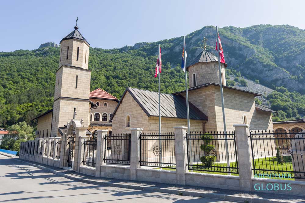 Una-Nationalpark, Martin Brod: Kloster Rmanj mit Kirche des Heiligen Nikolaus
