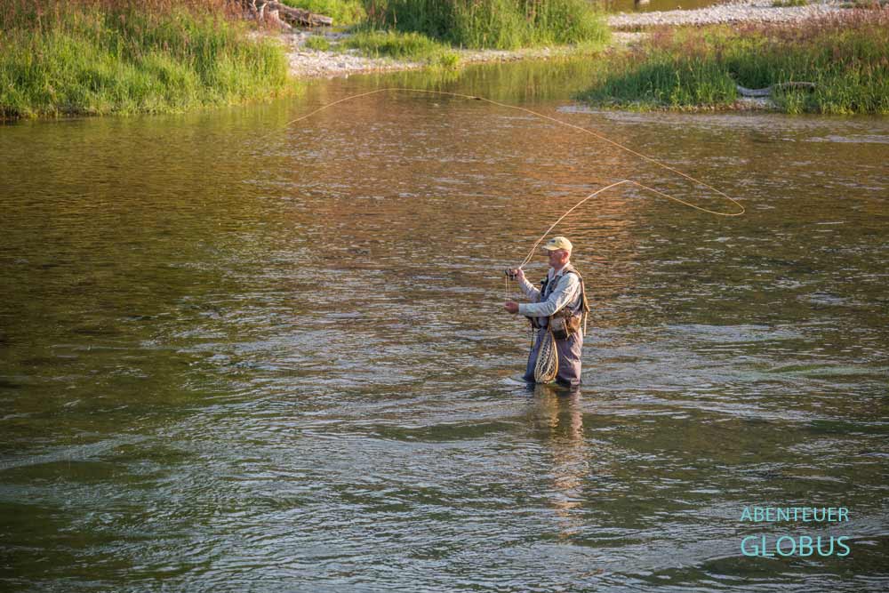 Aktivitäten im Una-Nationalpark: Angeln und Fliegenfischen
