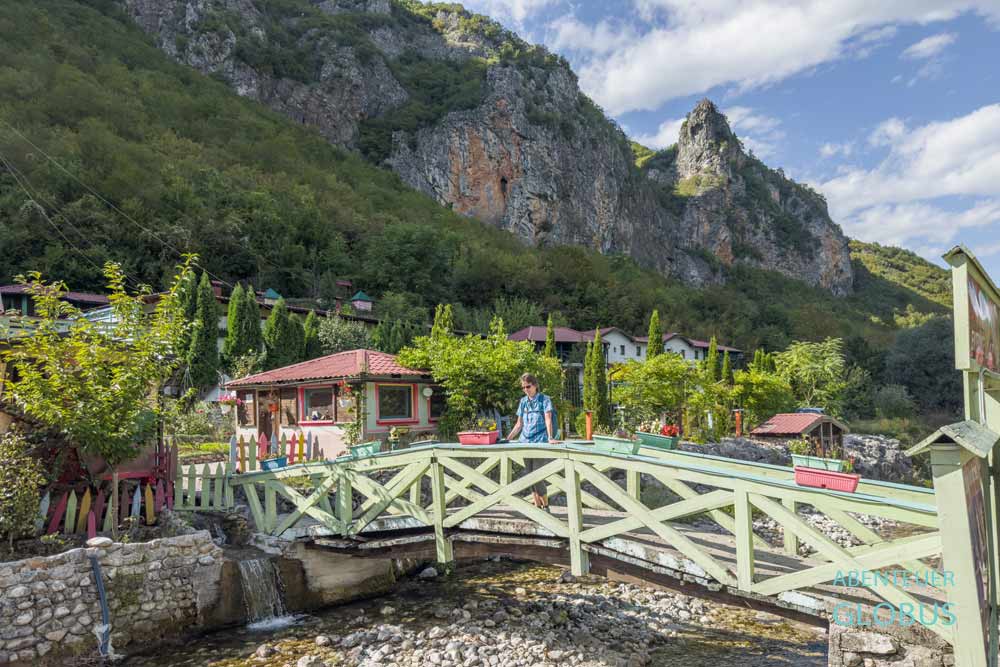 Unterkunft im Bascica-Tal: Eko Selo Raj u Raju am Fluss Bascica