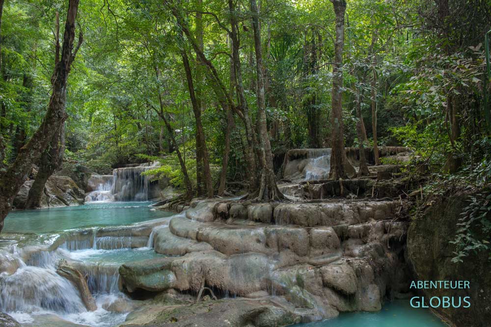 Buar Mai Long: Stufe 5 vom Erawan-Wasserfall