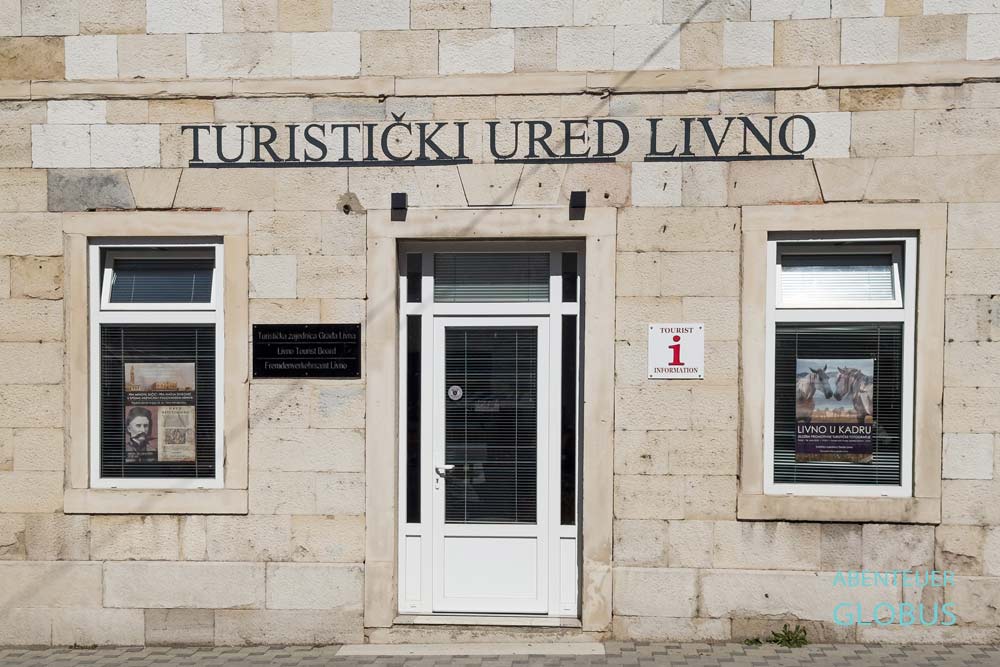 Tourismusbüro am König-Tomislav-Platz in Livno