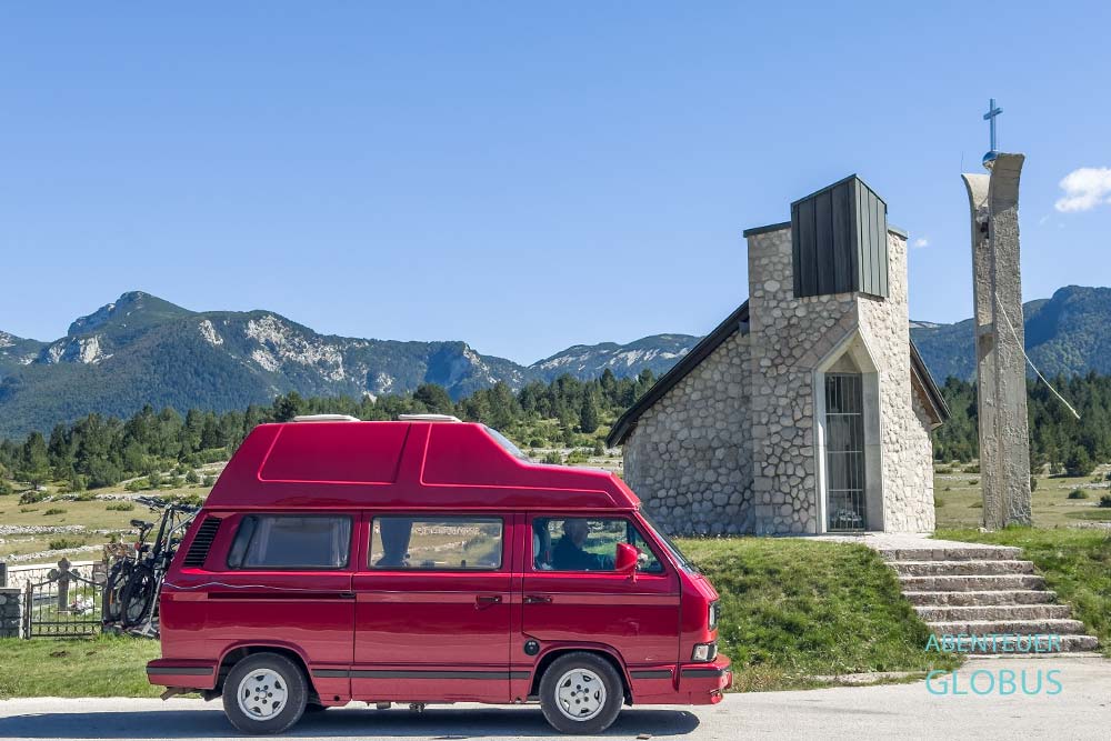 Naturpark Blidinje: Kapelle des Heiligen Antonius bei Risovac