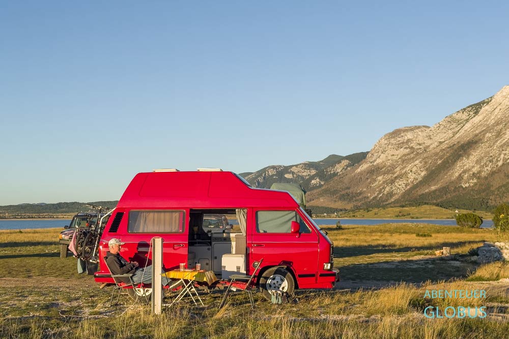 Campingplatz im Naturpark: Camp Blidinje am See