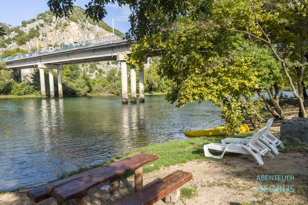 Campingplatz am Fluss Neretva bei Pocitelj: Autocamp Green Park
