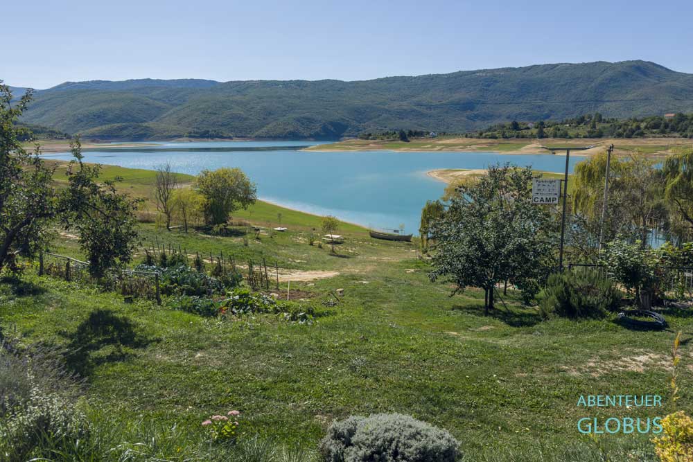 Campingplatz Kamp Markesic auf der Halbinsel Scit am Rama-See (Ramsko Jezero)