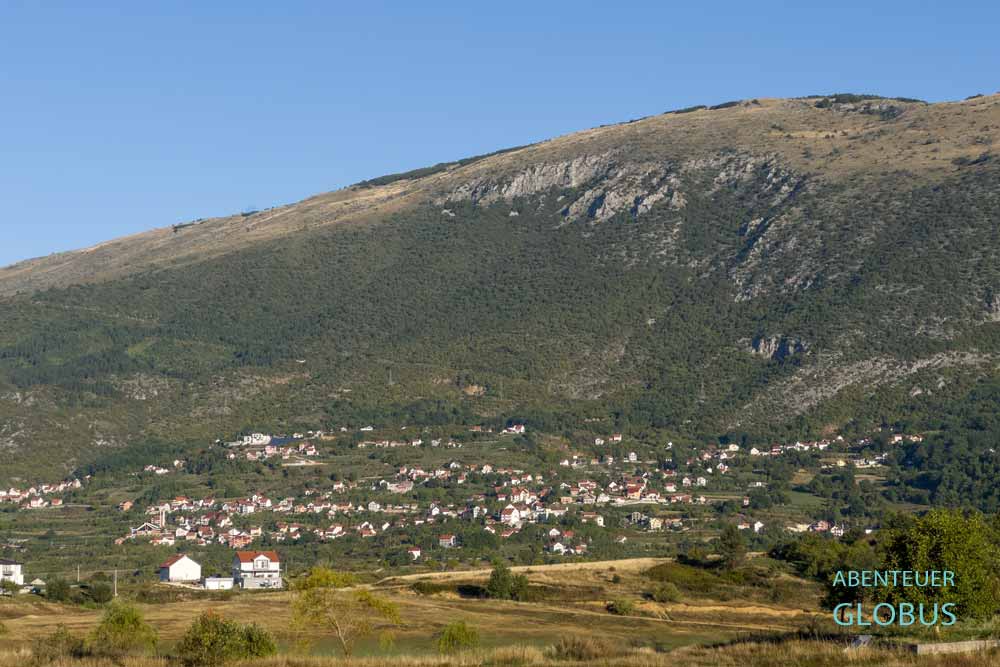 Prozor-Rama: Aussichtspunkt Viewpoint Zahum auf dem Berg Zahum oberhalb vom Rama-See