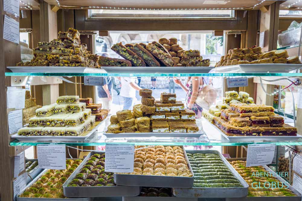 Baklava-Geschäft in der Altstadt