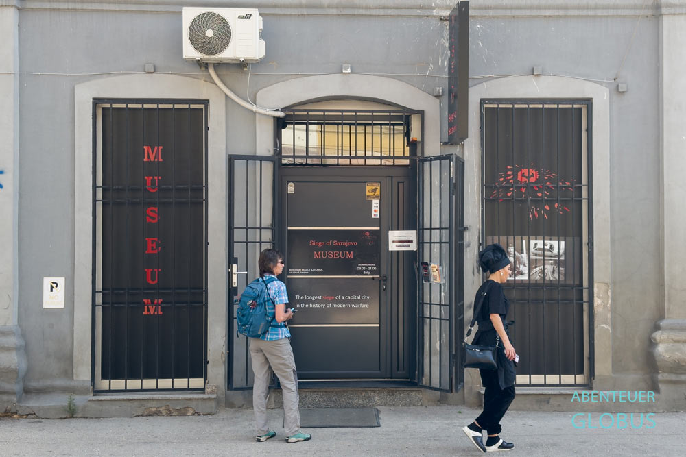 Museen von Sarajevo: Siege of Sarajevo Museum, Geschichte über die Belagerung der Stadt