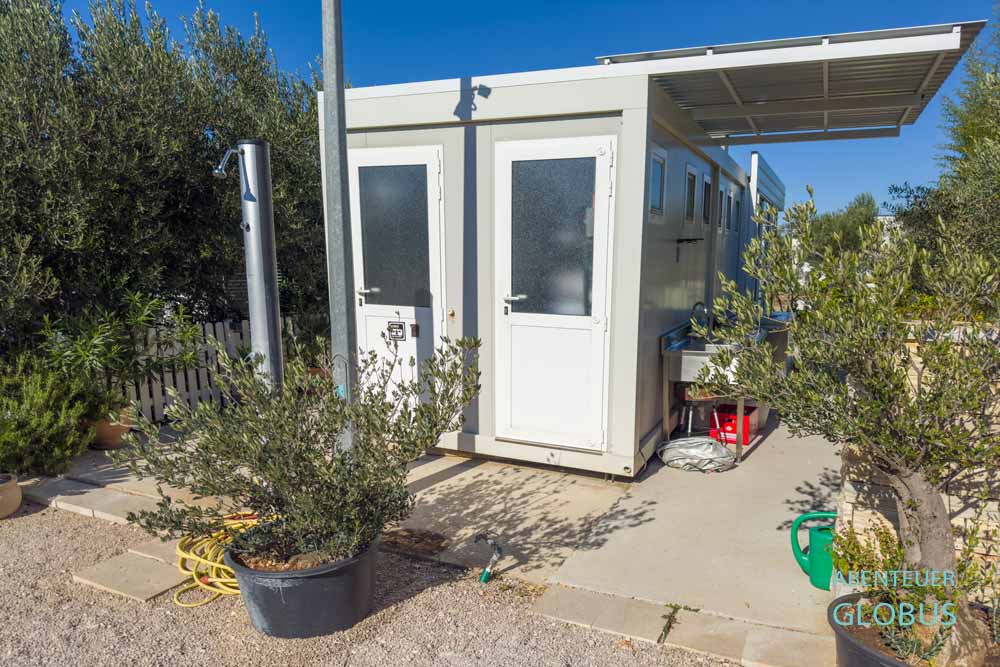 Sanitäranlage vom Camp San Antonio in Biograd na Moru