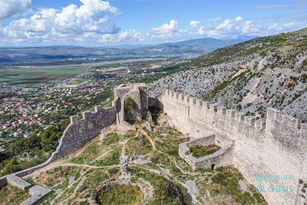 Festung Stjepan Grad und Aussicht auf Blagaj