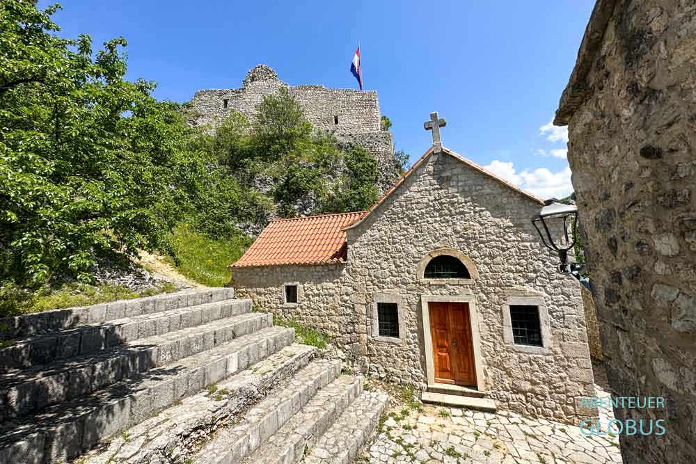 Kirche Unsere Liebe Frau von den Engeln in der Festung Topana in Imotski