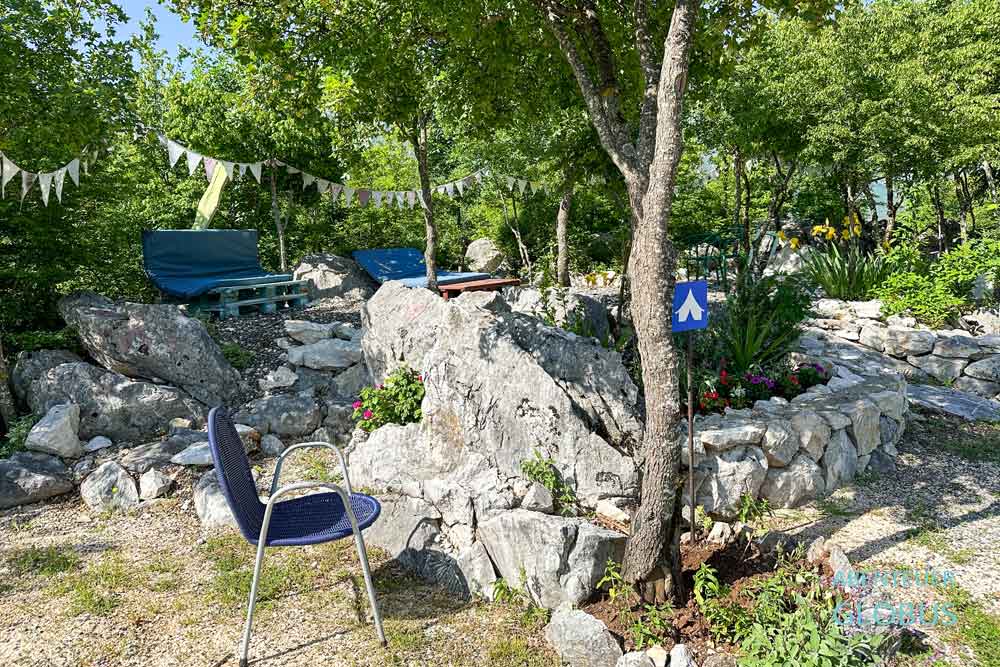 Platz für Zelte auf dem Campingplatz Camp Biokovo  in Zagvozd bei Imotski