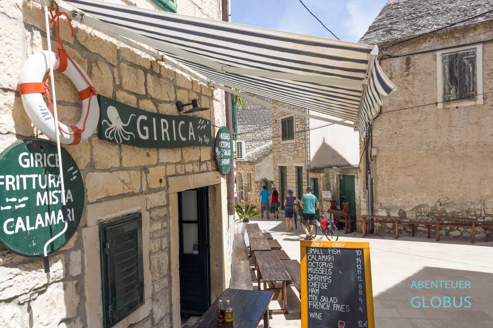 Restaurant in der Altstadt von Primosten