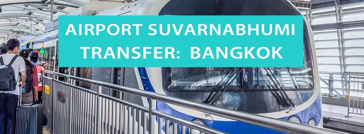 Airport Rail Link vom Flughafen Suvarnabhumi in die Innenstadt von Bangkok, Thailand