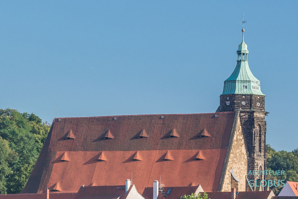 Stadtkirche St. Marien mit Turm in Pirna